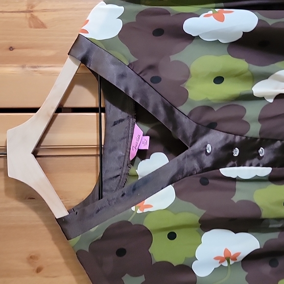 Floral sheer boho top 3X - Picture 2 of 6